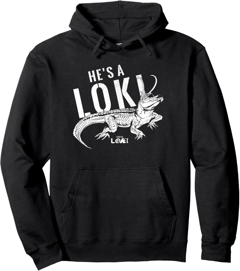 Marvel Loki Alligator He Is A Loki Pullover Hoodie