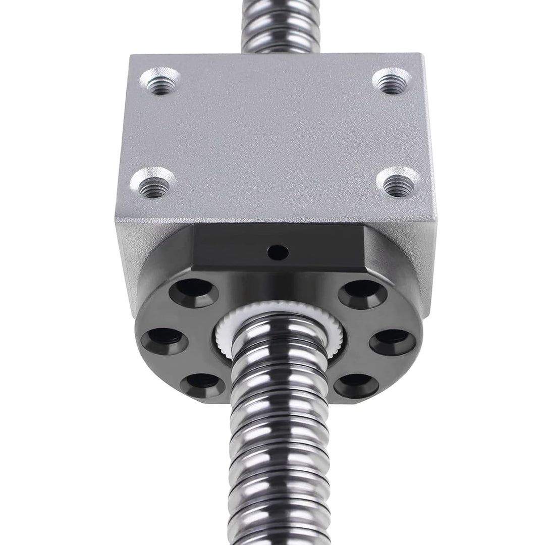 CNCYEAH SFU1204 Kugelumlaufspindel 1500 mm Kugelumlaufspindeln mit Metallabweiser + Handradmutter BK