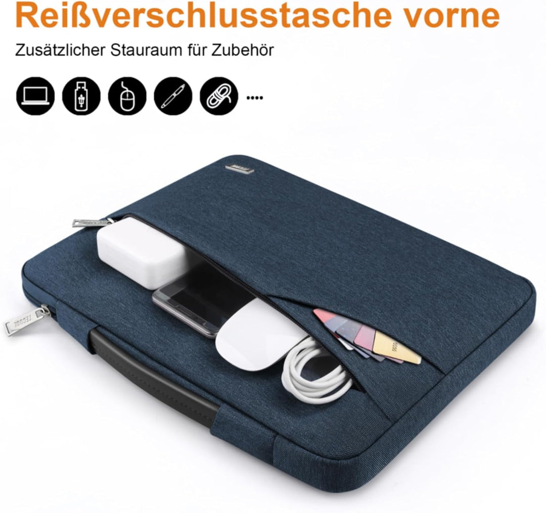 TECOOL 13,3 Zoll Laptop Tasche Hülle für MacBook Air 13 13,6 M4 M3 M2 M1(2025 2024-2010), MacBook Pr