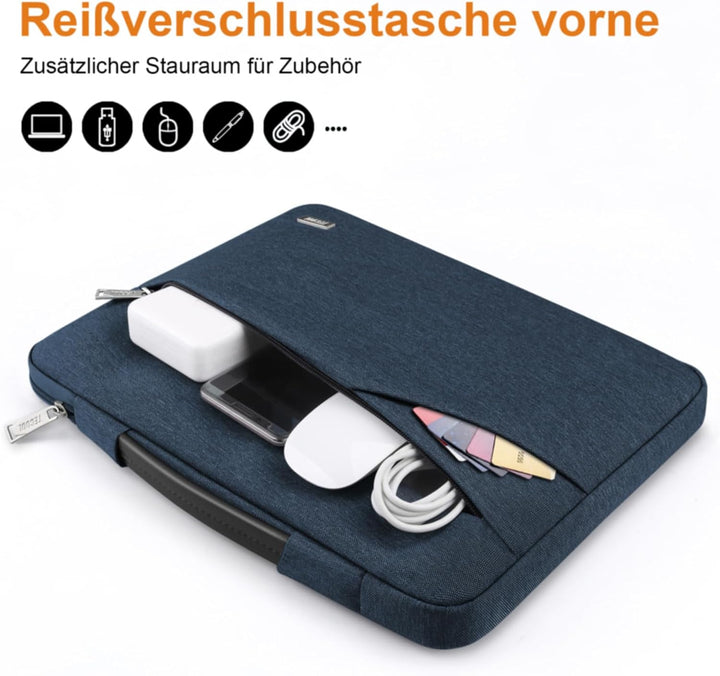 TECOOL 13,3 Zoll Laptop Tasche Hülle für MacBook Air 13 13,6 M4 M3 M2 M1(2025 2024-2010), MacBook Pr