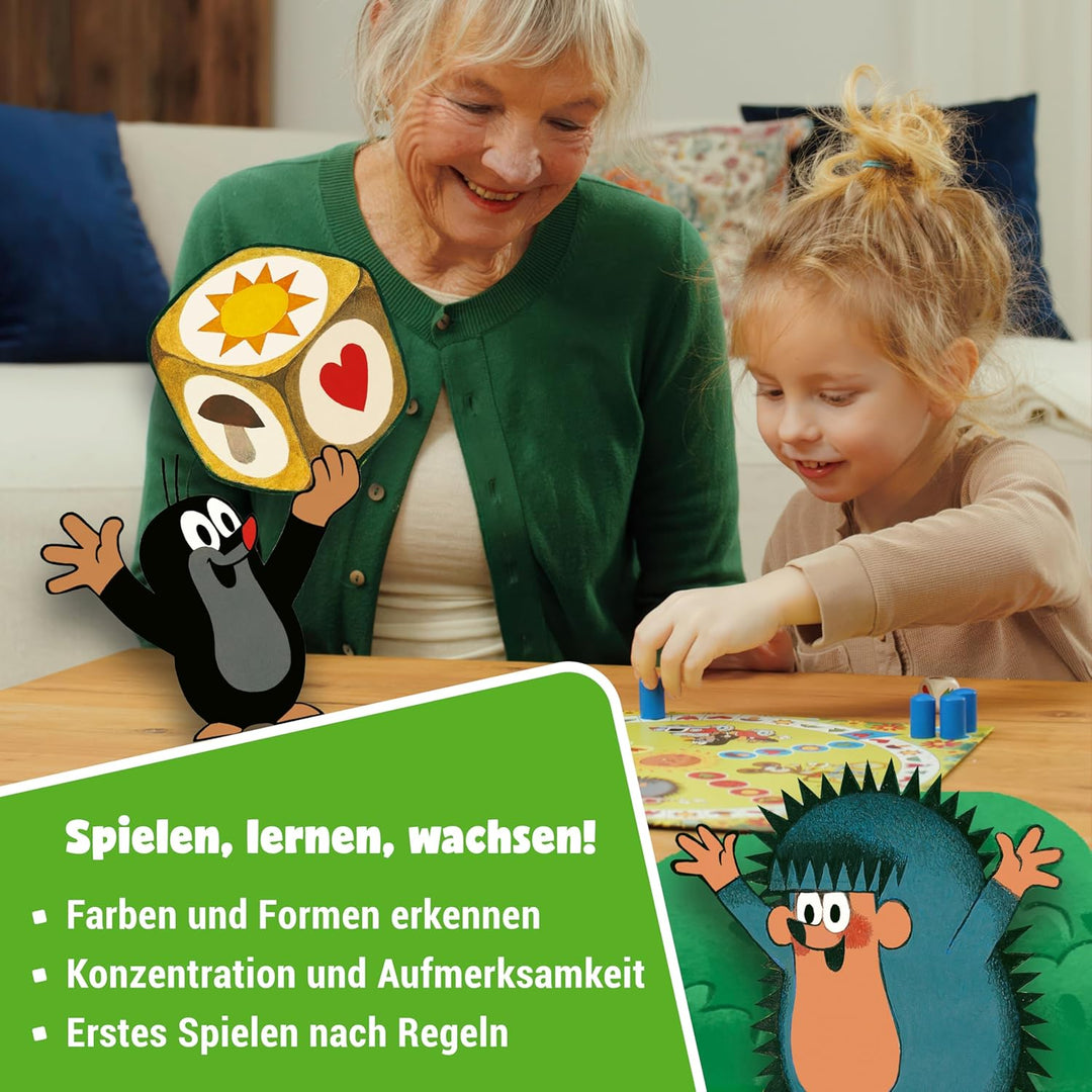 Ravensburger 12010015 Der Maulwurf und Sein Lieblingsspiel - Meine ersten Spiele: Kinderspiele, Spie