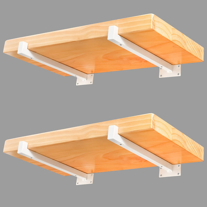Ihomepark Regalträger Regal Unterstützung Schwerlastträger Regalkonsole 2 PCS Retro Regal Halterung
