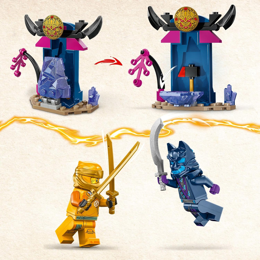 LEGO NINJAGO Arins Battle Mech, Ninja-Spielzeug für Kinder ab 4 Jahre mit Figuren inkl. Arin mit Min