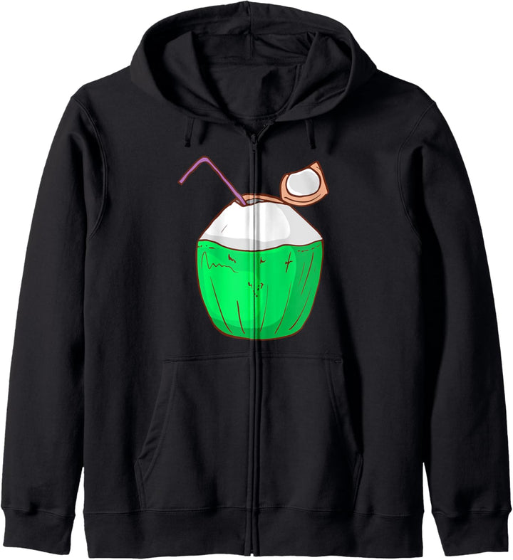 Kokosnuss Kokosnussmilch Vegan Veganer Vegetarier Vegetarisch Kapuzenjacke