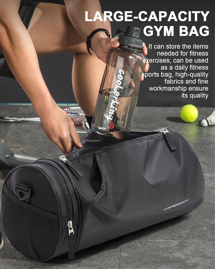 SZSYCN Sporttasche Damen Klein, Sport Duffel Bag mit nassfach & schuhfach, Leichte wasserdichte Trai
