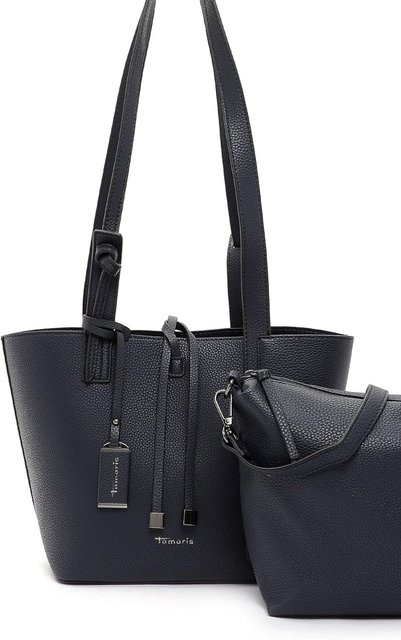 Tamaris Shopper Janika 32011 Damen Handtaschen Uni Einheitsgrösse Blue 500, Einheitsgrösse Blue 500