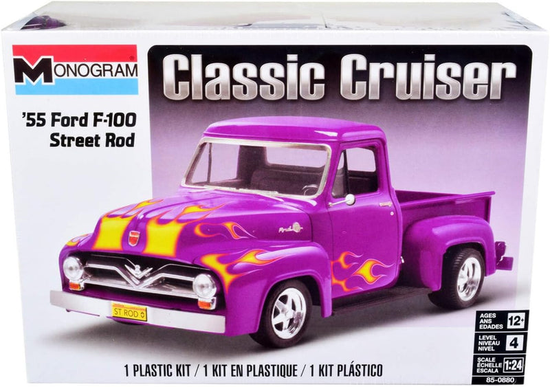 Revell Monogramm Massstab 1: 24 1955 Ford F-100 Street Rod Model Kit