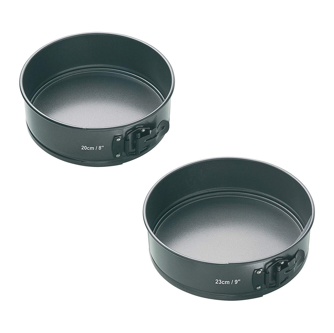 MasterClass Backformen-Set mit 2 Springformen mit losem Boden, 1 - 23cm Form und 1 - 20cm Form, 1 Se