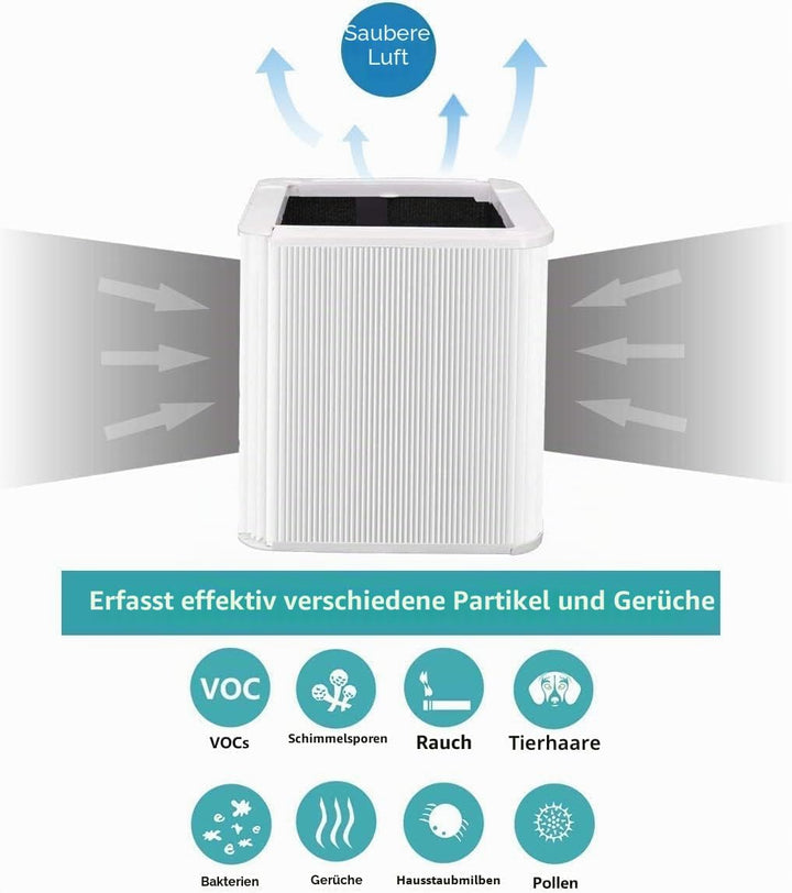 BLUEAIR Ersatzfilter für Blue Pure 221 Air Purifier, Partikel- und Aktivkohle-Filter für optimale Lu