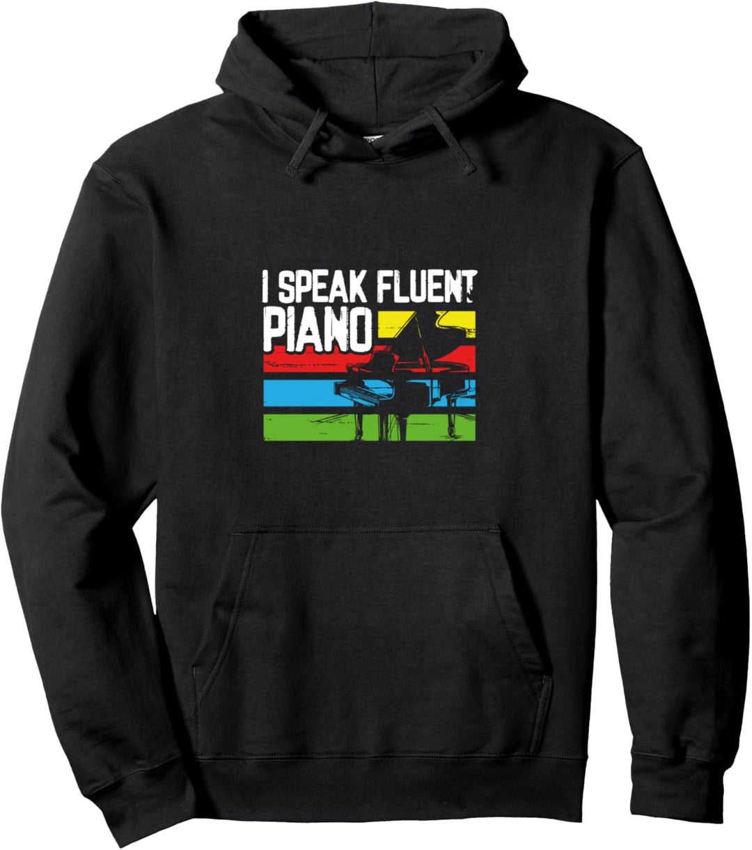 Ich spreche fliessend Klavier - Musikinstrument Pullover Hoodie
