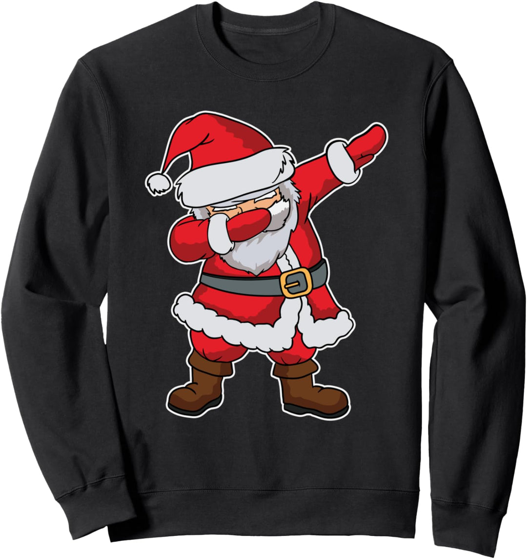 Dabbing Weihnachtsmann Weihnachtsmann Tänzerin Sweatshirt