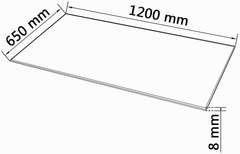 vidaXL Tischplatte Esstischplatte Glasplatte Ersatztischplatte Couchtischplatte Gartentischplatte Ge