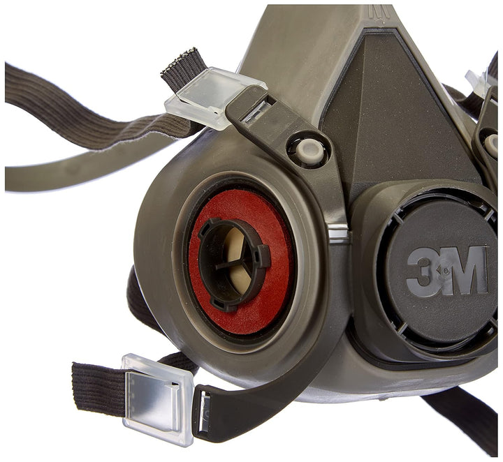3M 70071617933 Gas- und Kombi A2 Partikelfilter, 8 Stück &amp; XA007702658 6200M Mehrweg-Halbmaske, Grös