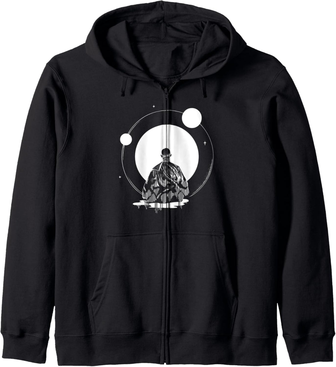 Buddhistischer Mönch Meditation Buddhismus Gebet Kapuzenjacke