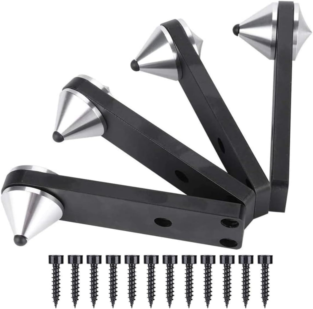 4 Stücke Lautsprecher Spikes Aluminium Spike Absorber Isolation Lautsprecher Spike Ständer,Stossfest