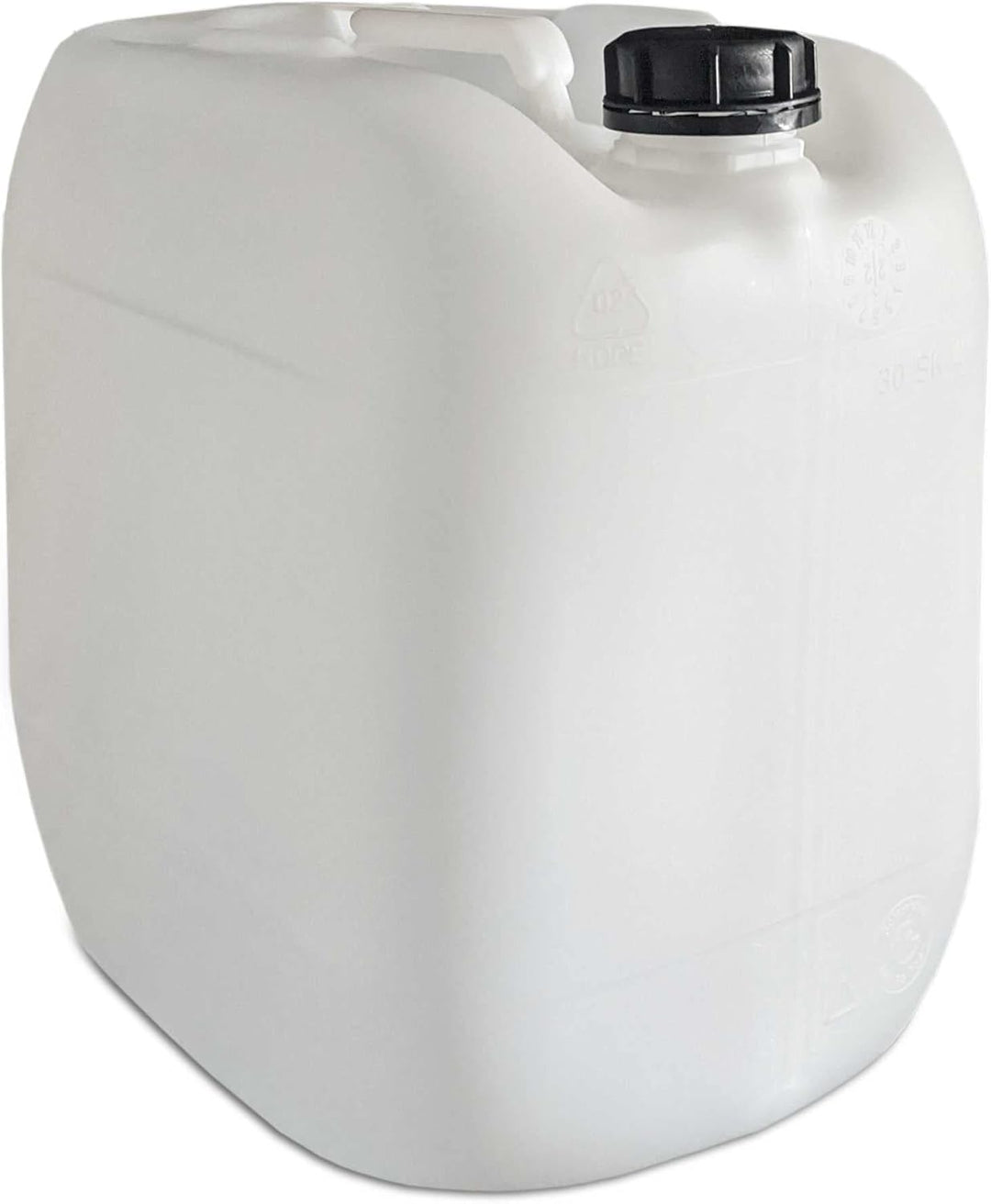 plasteo® 3er Set: 30 Liter Getränke u.Trinkwasserkanister Wassertank Behälter Natur mit 1 Hahn und 3