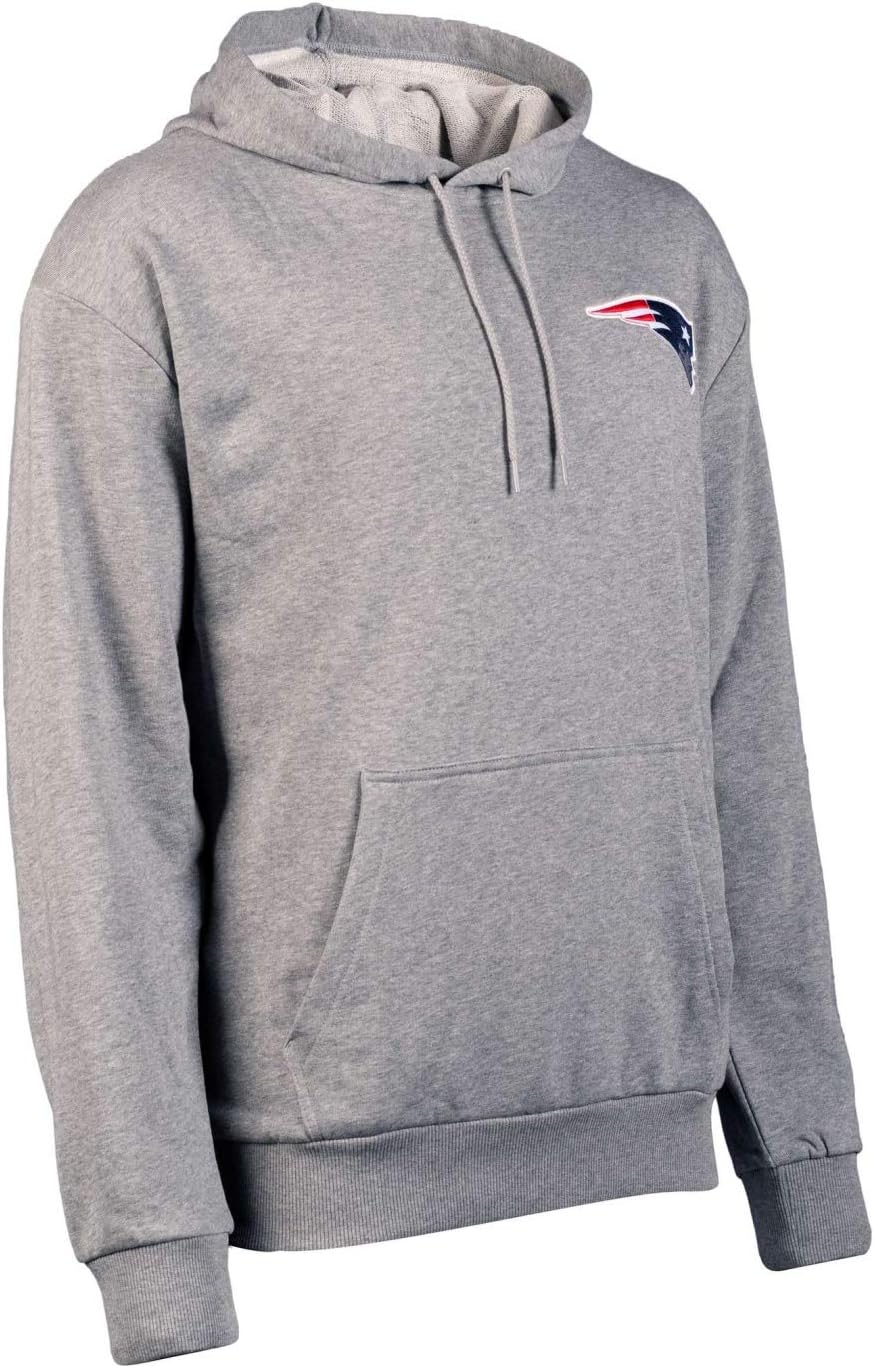 New Era French Terry Hoody - New England Patriots grau - M