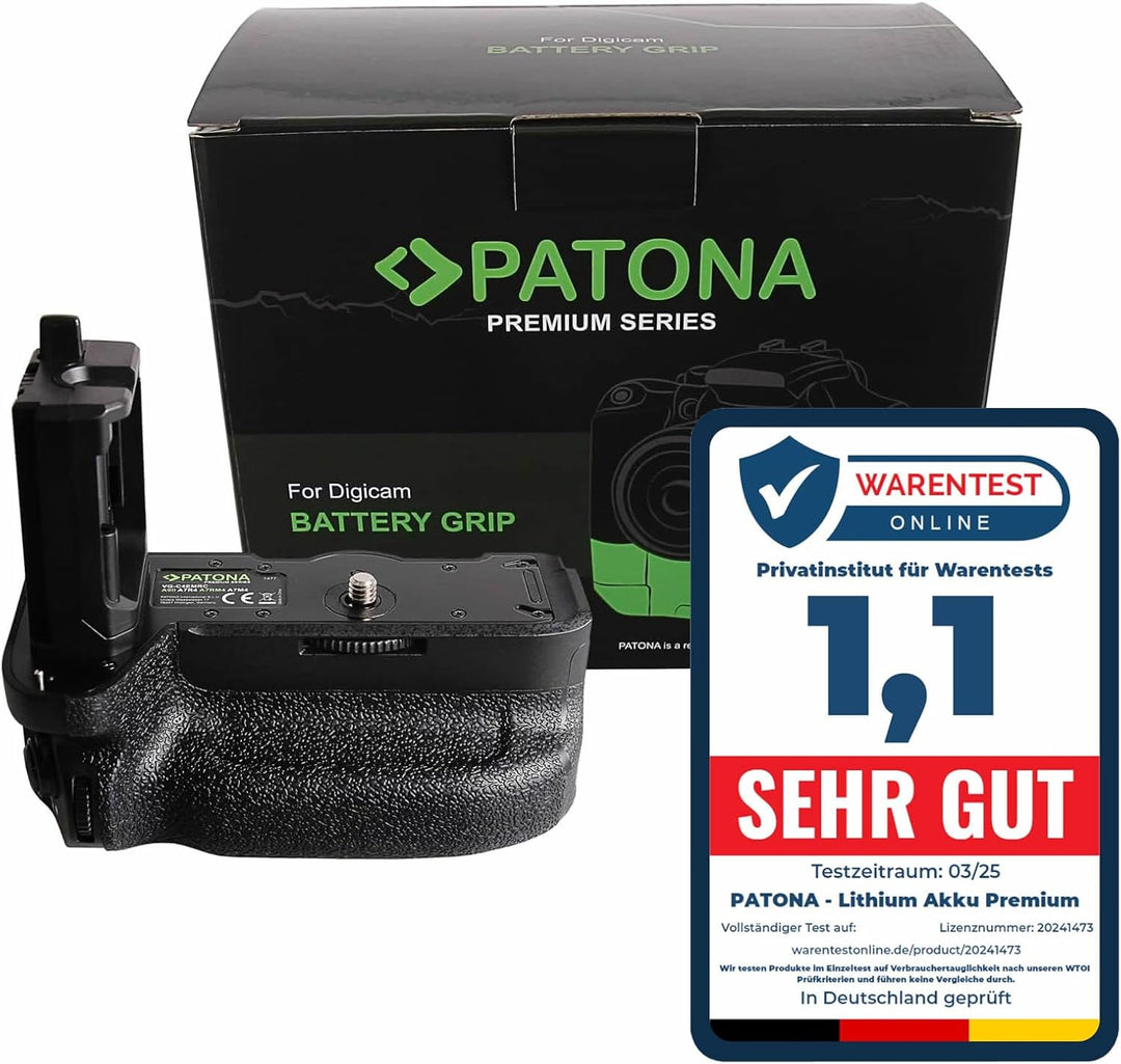 PATONA 1477 Batteriegriff - Ersatz für Sony VG-C4EM Hochformatgriff - mit IR- Fernauslöser - (Batter