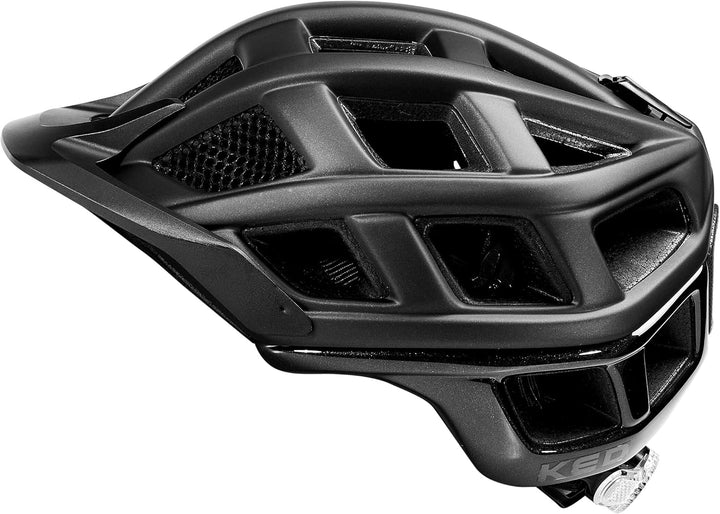 KED Crom MTB Fahrrad Helm matt schwarz 2023 L (57-62cm), L (57-62cm)