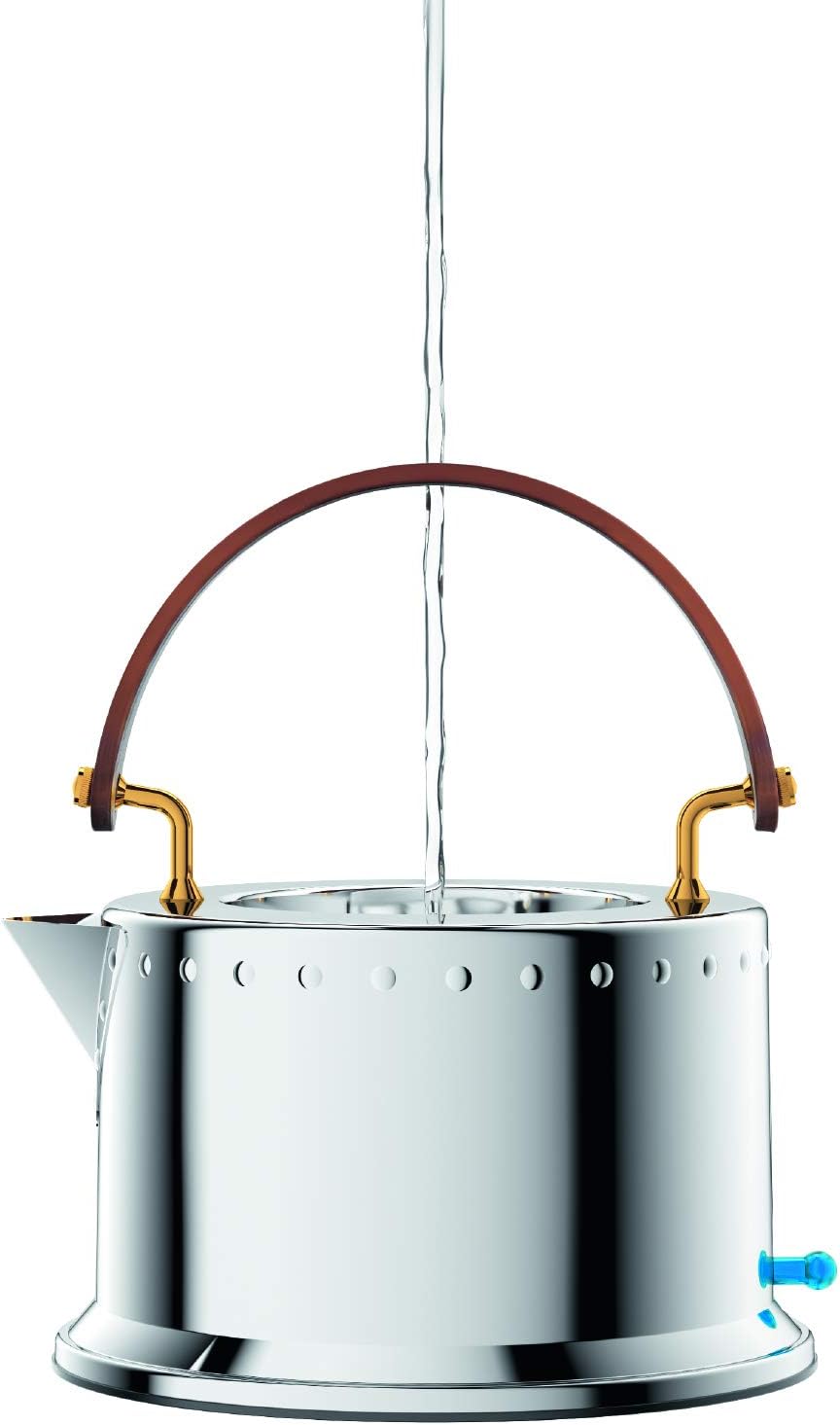 Bodum 12019-16 OTTONI Elektrischer Wasserkocher aus Edelstahl, 1,380 W, 1,0 l