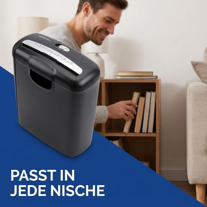 Genie 240S Profi Aktenvernichter Streifenschnitt | Aktenschredder bis zu 6 Blatt | Sicherheitsstufe