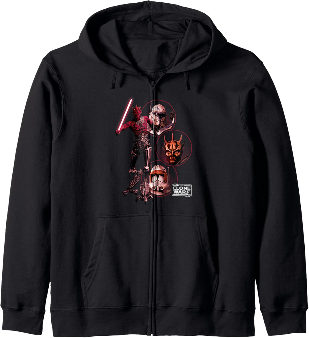 Star Wars: Clone Wars Dark Side Group Shot Kapuzenjacke