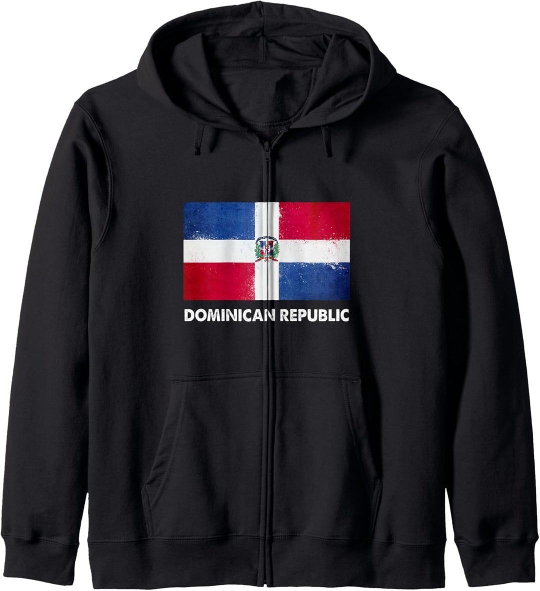 Flagge der Dominikanischen Republik Kapuzenjacke