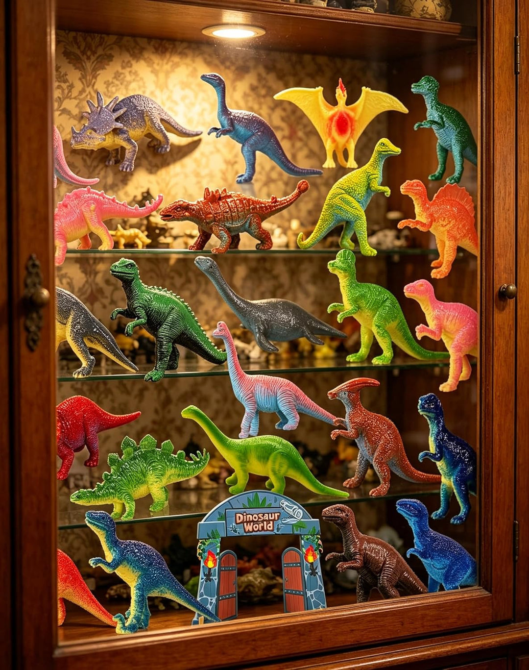 iZoeL Adventskalender 2025 Dinosaurier Kinder Jungen Dino Adventskalender 24 Dinosaurfiguren Füllung