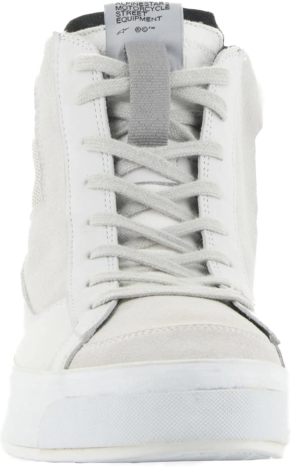 Alpinestars Stella Stated Podium Damen Motorradschuhe Weiss Grau 38 EU, White Cool Gray 38 EU
