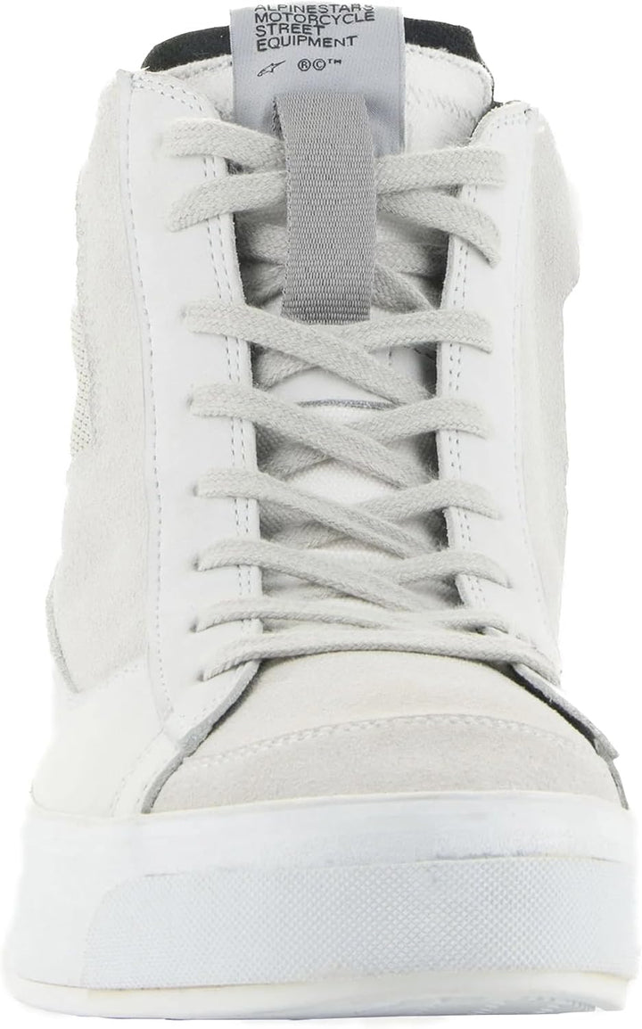 Alpinestars Stella Stated Podium Damen Motorradschuhe Weiss Grau 38 EU, White Cool Gray 38 EU