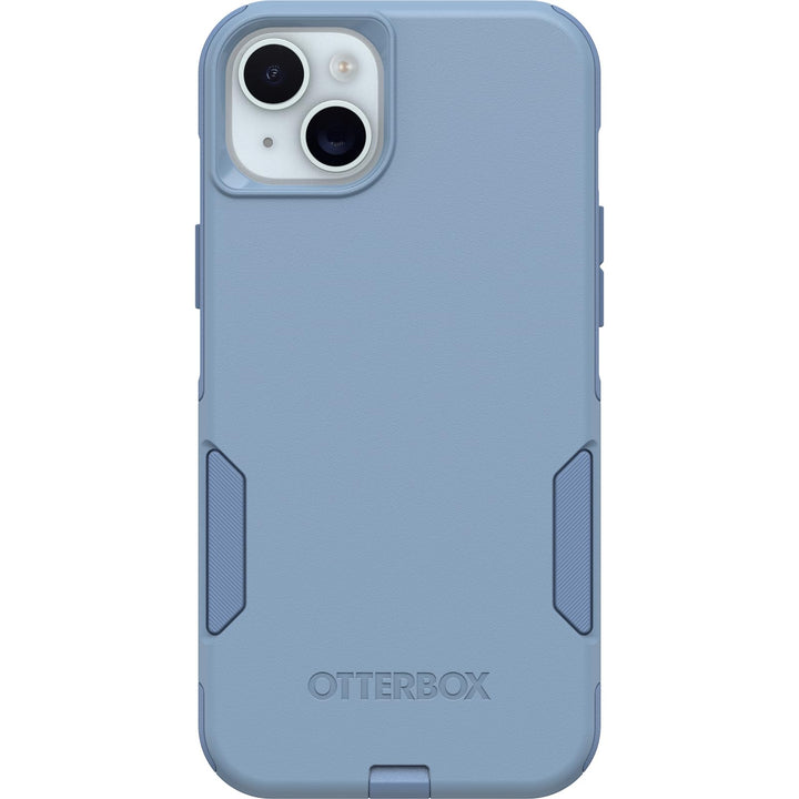 OtterBox iPhone 15 Plus und iPhone 14 Plus Commuter Series Hülle – Crisp Denim (Blau), schlank und r