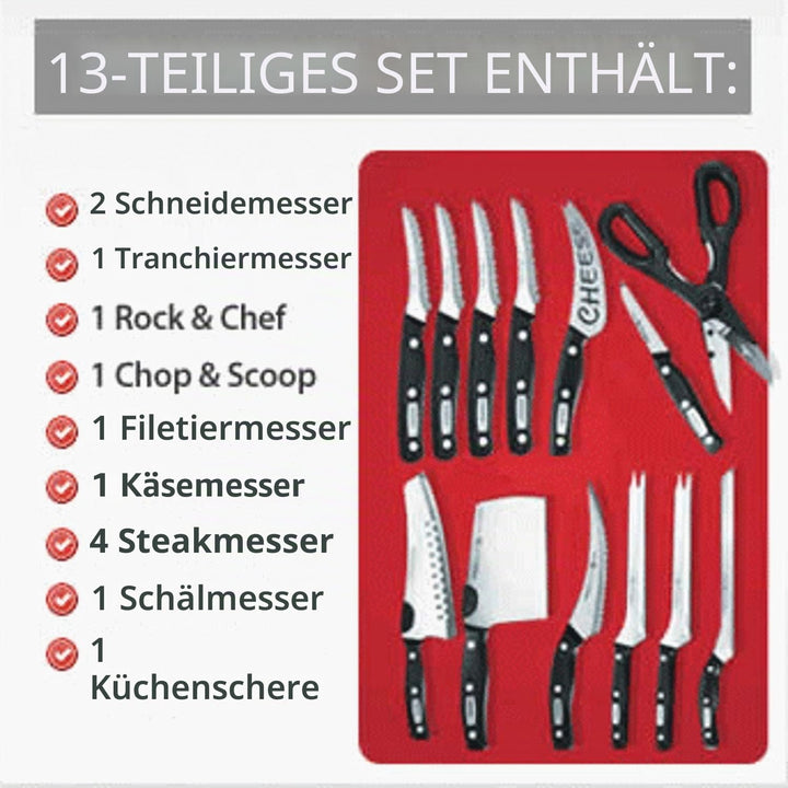 Miracle Blade World Class Messerset, 13-teilig