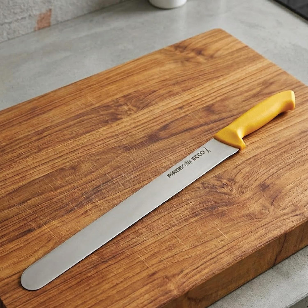 Pirge Ecco Dönermesser 55 cm Gelb - Aufschnittmesser - Schärfstes Döner Langmesser - Schneidemesser