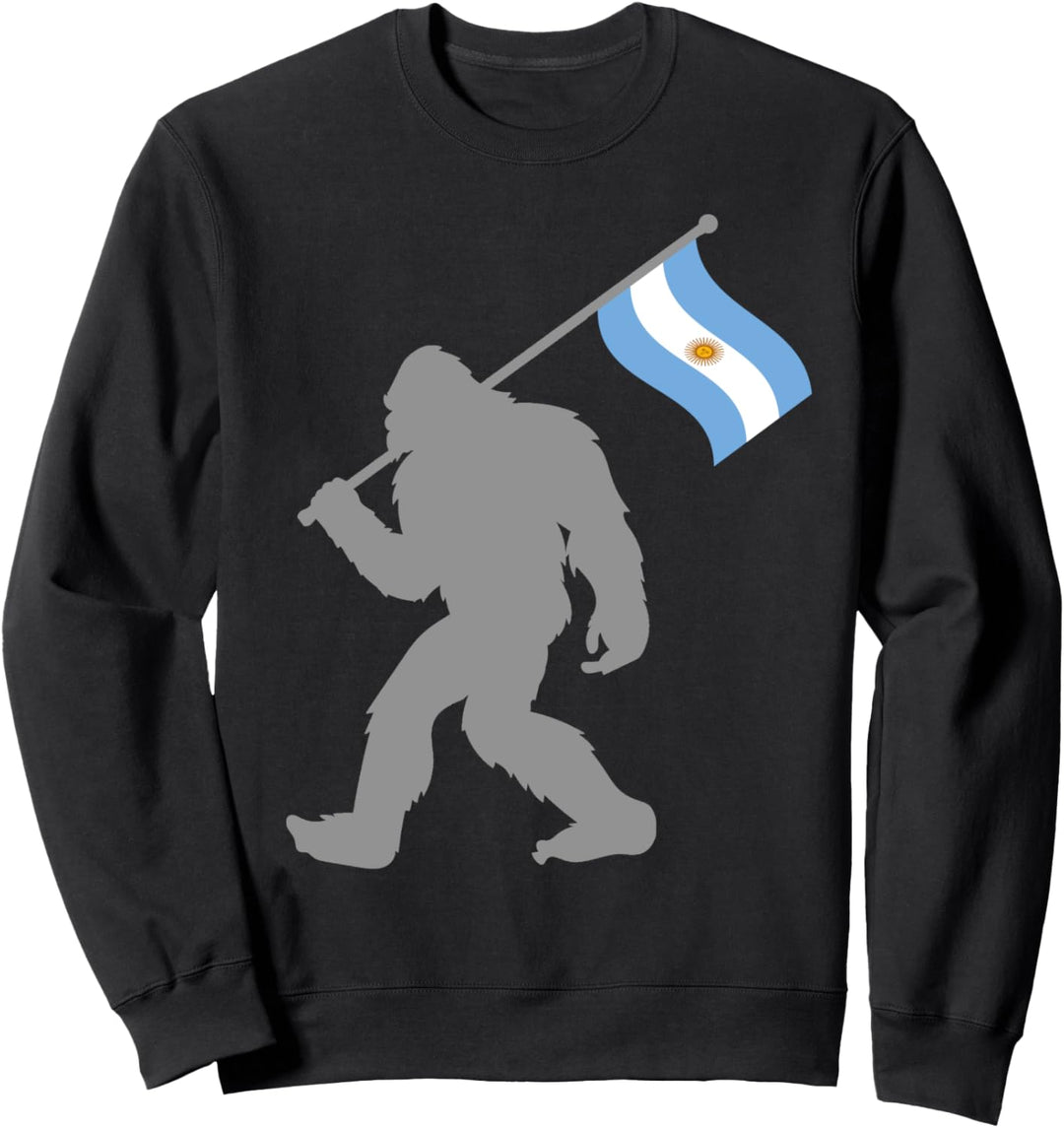 Argentina oder Argentinische Fahne auf Argentinien Flagge Sweatshirt