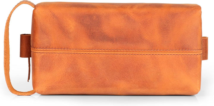 LONDO Reisetasche aus echtem Leder – Unisex Camel, Camel