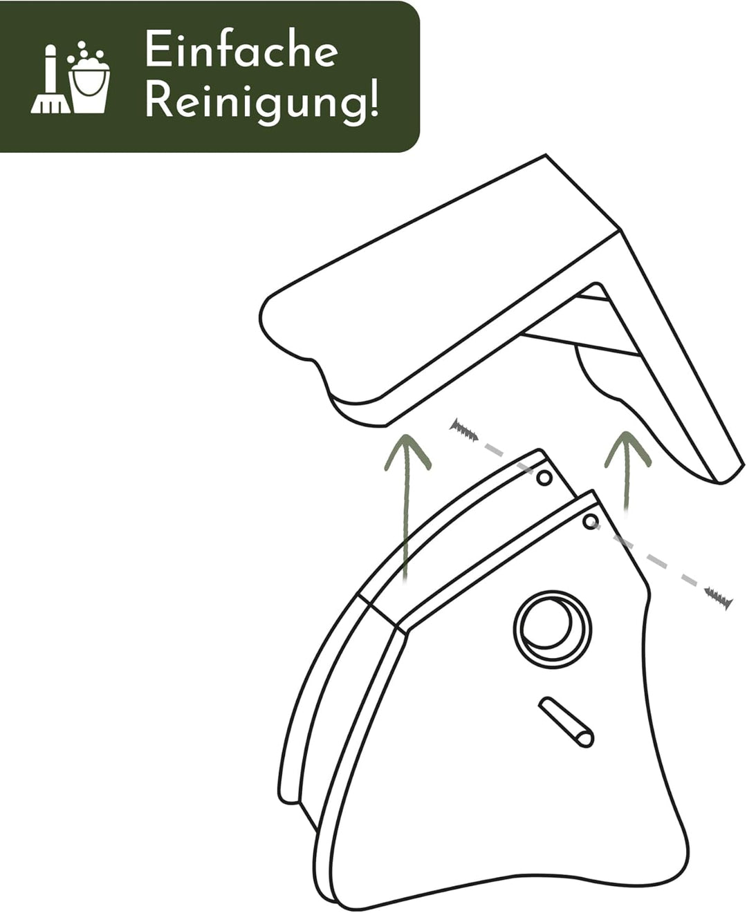 Nistmini VIEL GLÜCK, mintgrün, mintgrün