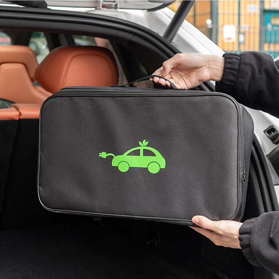 Aufbewahrungstasche für Elektrofahrzeugkabel, KFZ-Ladegerät-Organizer, wasserdichte EV-Kabeltasche,