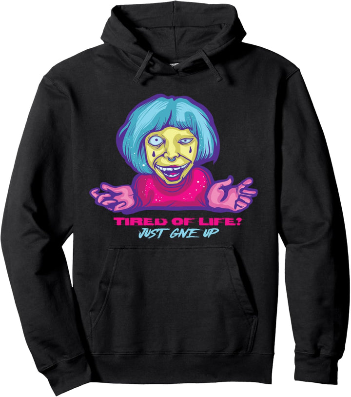Pastel Goth Japanische Anime gib einfach auf Pullover Hoodie