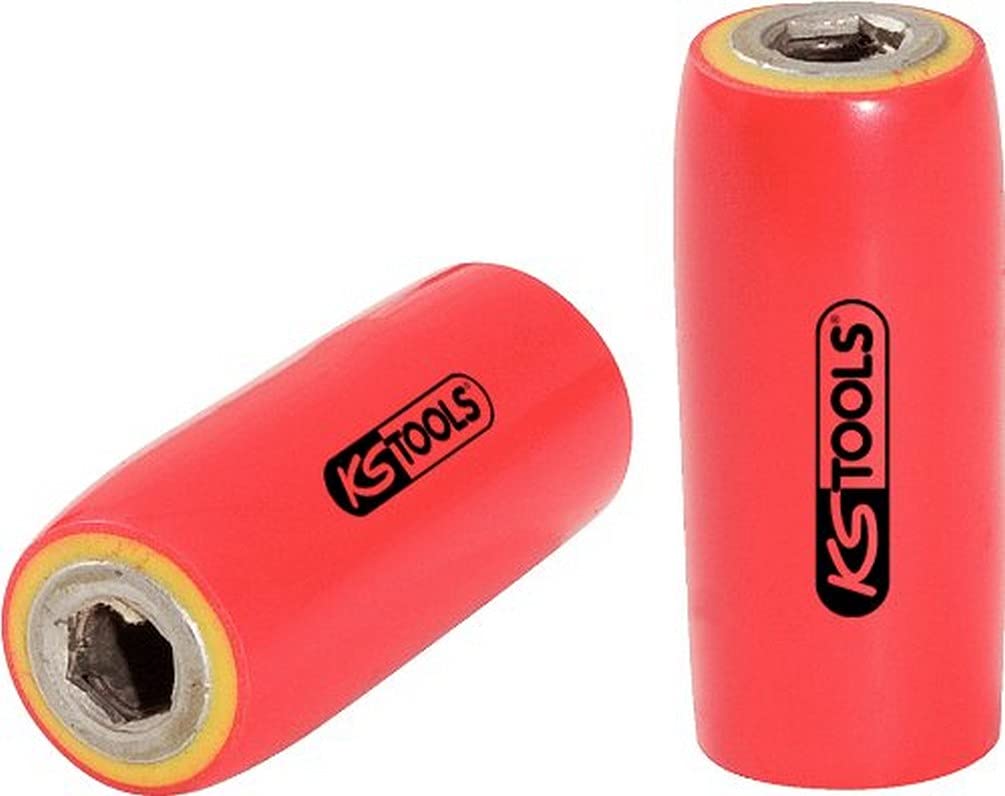 KS Tools 117.2313 3/8" Bithalter mit Schutzisolierung für 1/4" Bits
