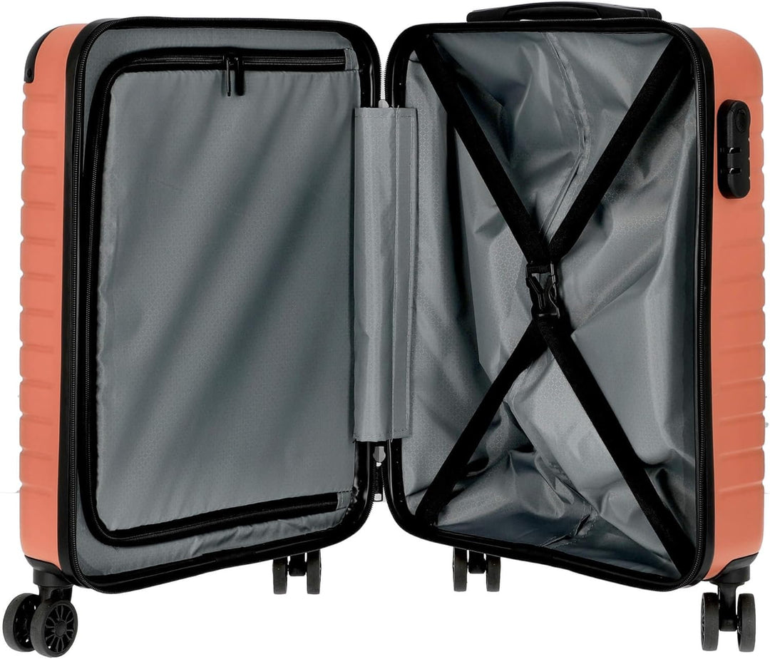 Line - 4-Rollen Kabinentrolley S 55 cm Coral, Coral