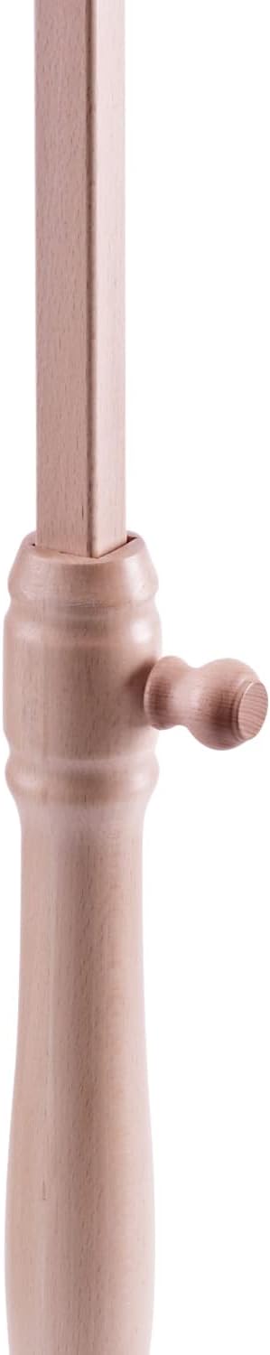 K&M 117 Holz-Notenpult – Solides Buchenholz Naturbelassen – Von 96 – 132 cm ausziehbarer XXL-Notenst