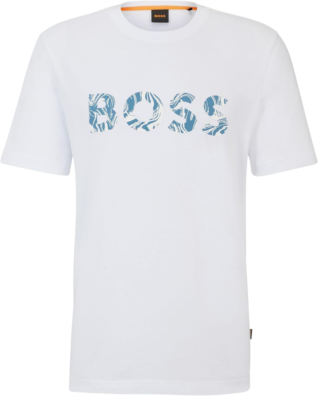 BOSS Herren Tee Curved T-Shirt (1er Pack) XXL White100, XXL White100