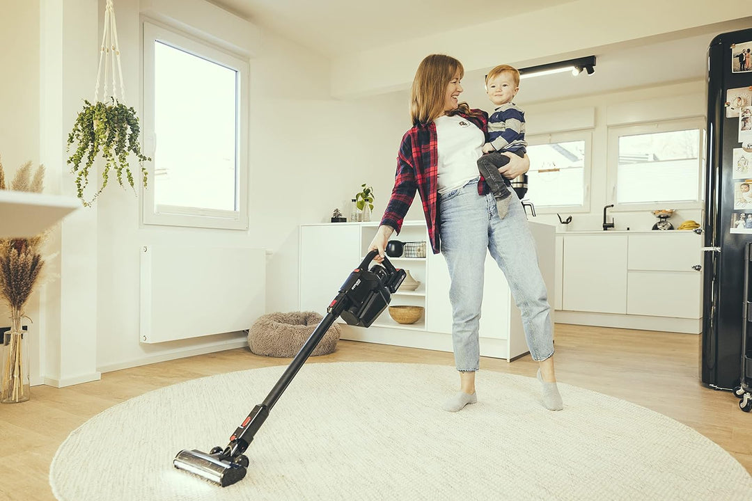 SEVERIN SEPURO Pro Akku Stiel- und Handstaubsauger mit innovativer Staubbeutel-Technologie und Einhe