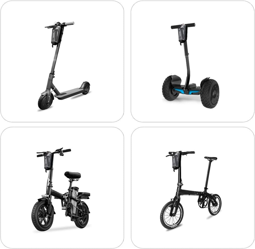 Reyzauyr E Scooter Zubehör, E Scooter Tasche, 3L Roller Tasche Front Tube Bag Gross Lenkertasche Was