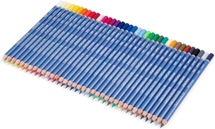 CRETACOLOR Marino, Aquarellierbare Künstlerstifte, Besonders Lichtecht, 36 Farben