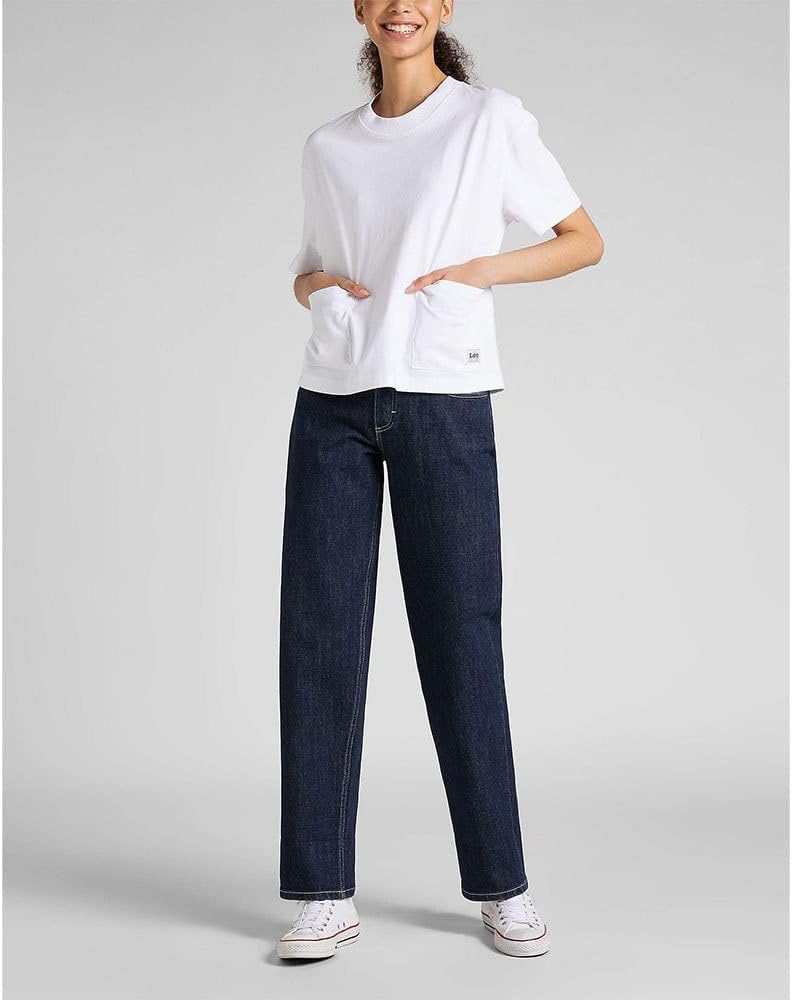 Lee Damen Jane Cuffed Jeans, Retro Rinse