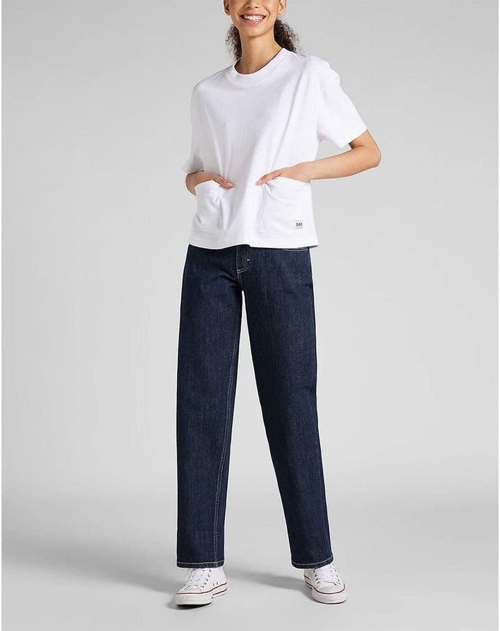 Lee Damen Jane Cuffed Jeans, Retro Rinse