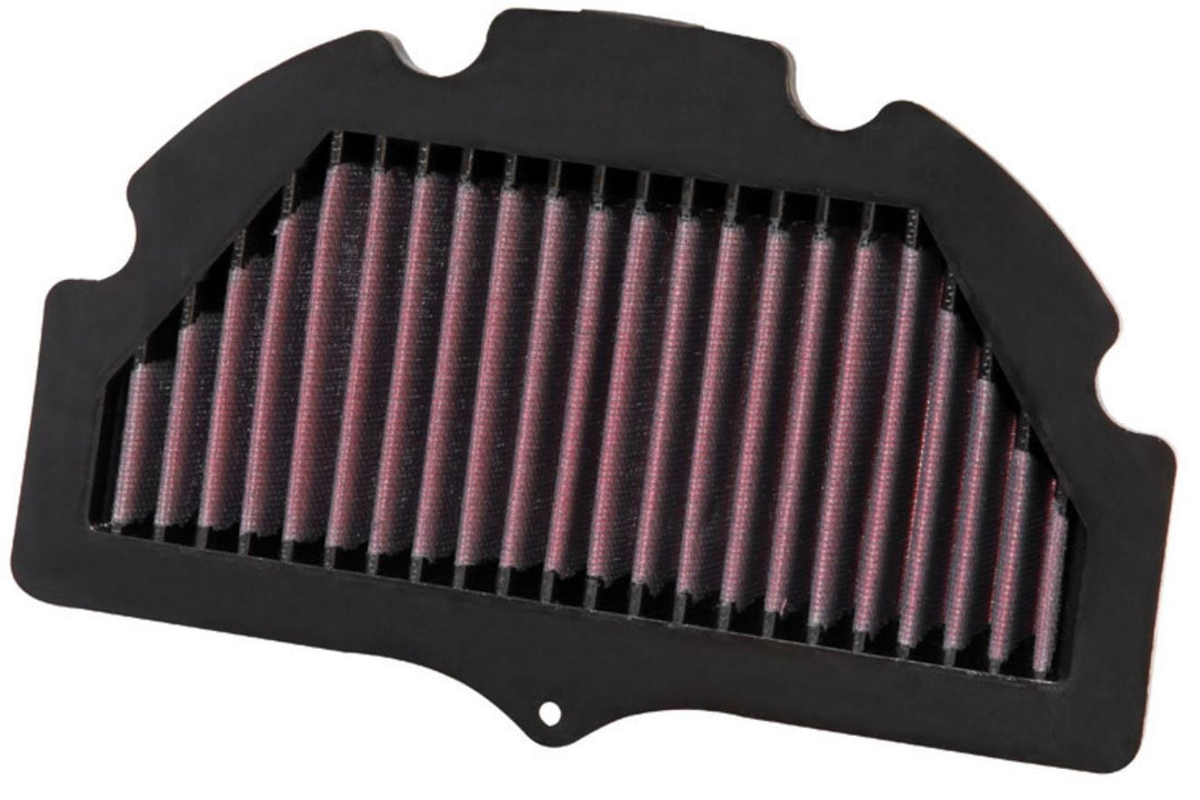 K&N SU-7506R Motorrad Luftfilter, Rot