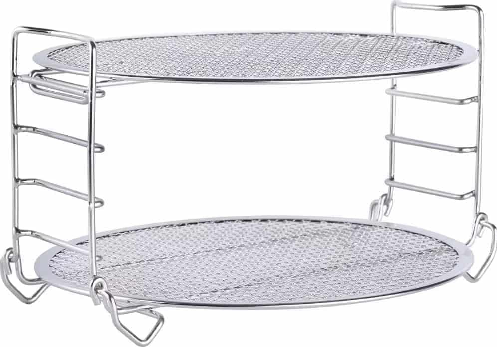Ziva Instant Topf Edelstahl Wäscheständer - 5 Schichten - Geeignet für Crisp 8 Liter