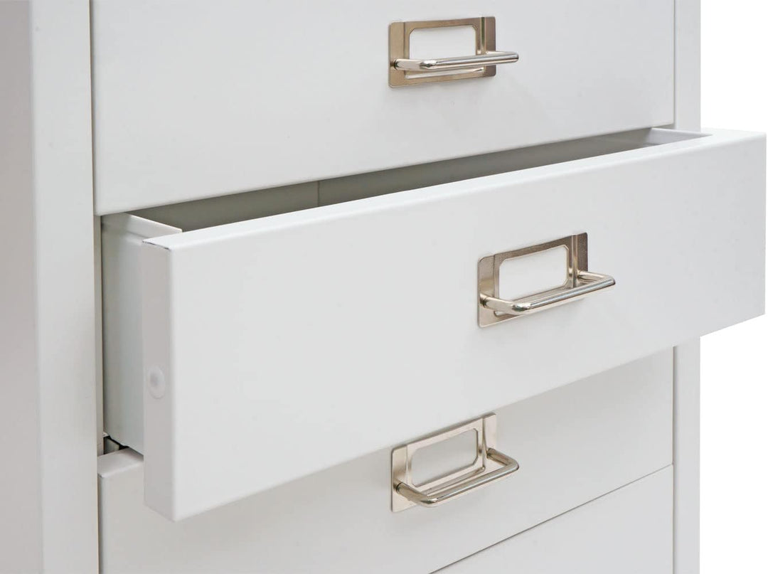 Mendler Rollcontainer HWC-L49, Schubladenschrank Stahlschrank Aktenschrank, Metall 55x40x41cm 4 Schu